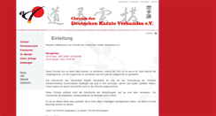 Desktop Screenshot of chronik-karate.de