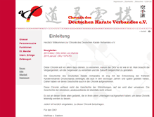 Tablet Screenshot of chronik-karate.de